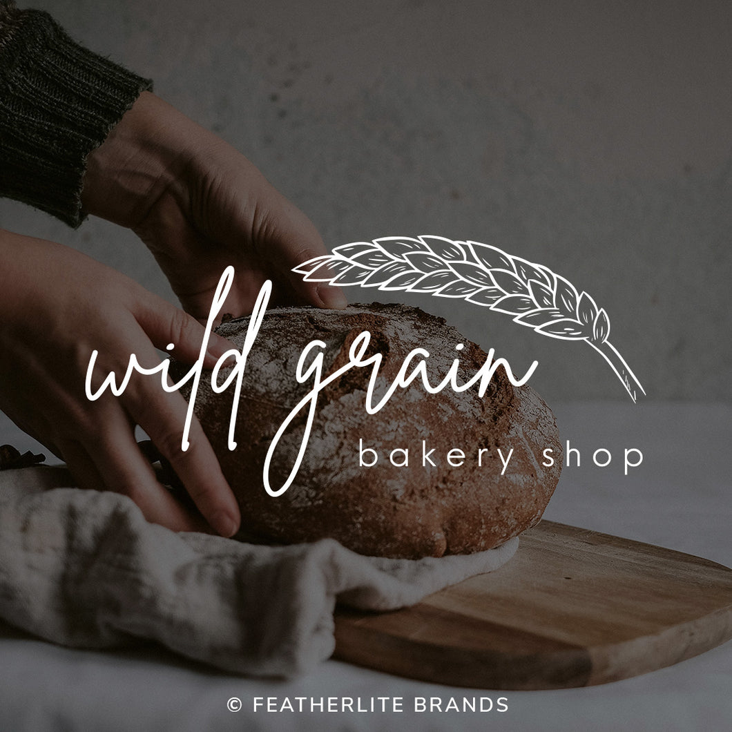 Grainy Goodness Bakery Pre-Made Logo and Branding Package